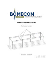 Bomecon Raamwerk Gebruikershandleiding