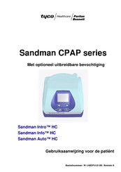 Tyco Healthcare Sandman Intro HC Gebruiksaanwijzing