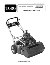 Toro 04052TE Gebruikershandleiding