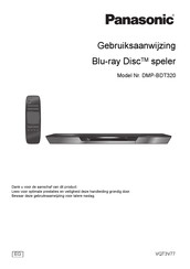 Panasonic DMP-BDT320 Gebruiksaanwijzing