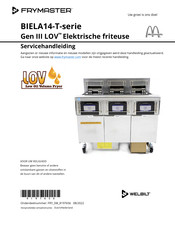 Frymaster Gen III LOV BIELA14-T Series Servicehandleiding