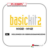 Nolangroup N-Com Basic Kit N42 Veiligheid En Gebruiksaanwijzing