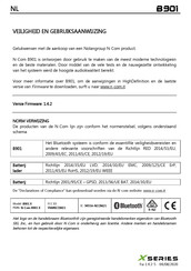 Nolangroup N-Com X Series Veiligheid En Gebruiksaanwijzing