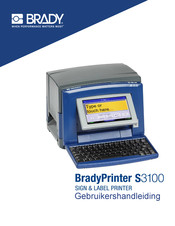 Brady BradyPrinter S3100 Gebruikershandleiding