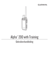 Garmin Alpha 200 Gebruikershandleiding