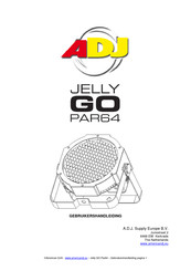 ADJ JELLY GO PAR64 Gebruikershandleiding