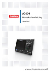 Simrad A2004 Gebruikershandleiding