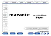 Marantz SR5008 Gebruiksaanwijzing