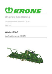 Krone 1026378 Originele Handleiding