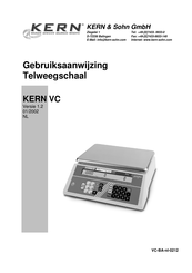 KERN VC Series Gebruiksaanwijzing