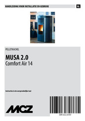 MCZ MUSA 2.0 COMFORT AIR 14 Handleiding Voor Installatie En Gebruik