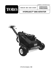 Toro HYDROJECT 3000 AERATOR Gebruikershandleiding