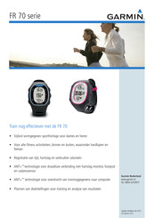 Garmin FR 70 Handleiding