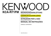 Kenwood KCA-R71FM Gebruiksaanwijzing