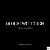 QLOCKTWO TOUCH Gebruikershandleiding