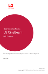 LG CineBeam PH30JG Gebruikershandleiding