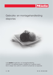 Miele FNS 37402 i Gebruiks- En Montagehandleiding