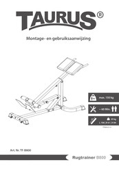 Taurus TF-B800 Montage- En Gebruiksaanwijzing