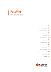 Kemppi FastMig MR 300 Gebruiksaanwijzing