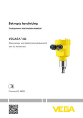 Vega VEGABAR 83 Beknopte Handleiding
