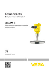Vega VEGABAR 81 Beknopte Handleiding