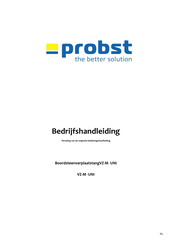 probst VZ-M -UNI Bedrijfshandleiding