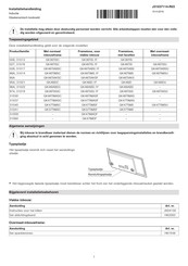 V-ZUG GK46TIMASC Installatiehandleiding