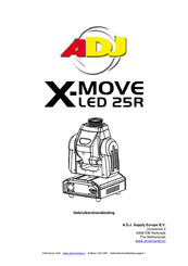 ADJ X-Move LED 25R Gebruikershandleiding