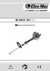 Oleo-Mac BC 240 D - PU Gebruiks- En Onderhoudshandleiding