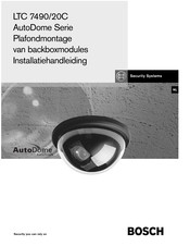 Bosch AutoDome Series Installatiehandleiding