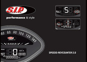 SIP SPEEDO-REVCOUNTER 2.0 Instructies