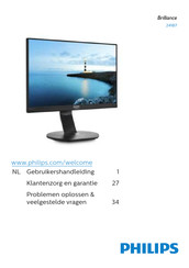 Philips Brilliance 241B7 Gebruikershandleiding