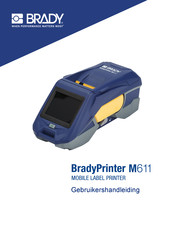 Brady BradyPrinter M611 Gebruikershandleiding