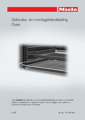 Miele H2661-1B Gebruiks- En Montagehandleiding