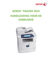 Xerox PHASER 3635 Handleiding