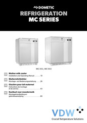 Dometic MC302 Montagehandleiding En Gebruiksaanwijzing