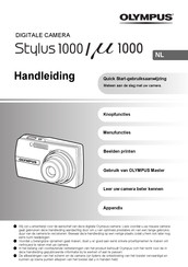 Olympus Mju 1000 Handleiding