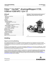 Emerson Fisher Vee-Ball V150 Instructiehandleiding