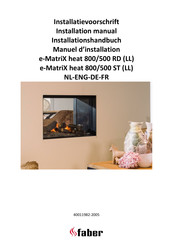 Faber e-MatriX heat 800/500 RD Installatievoorschrift