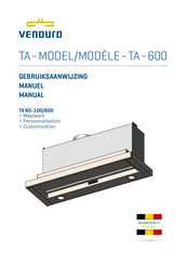 Venduro TA 90/600 Gebruiksaanwijzing