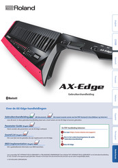 Roland AX-Edge Gebruikershandleiding