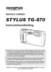 Olympus STYLUS TG-870 Instructiehandleiding