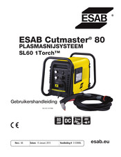 ESAB SL60 1Torch Gebruikershandleiding