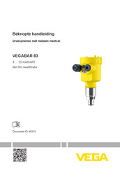 Vega VEGABAR 83 Beknopte Handleiding