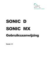 JPL SONIC 3D Gebruiksaanwijzing