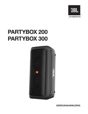 Harman JBL PARTYBOX 300 Gebruiksaanwijzing