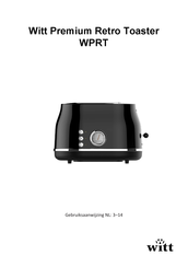 Witt WPRT Gebruiksaanwijzing