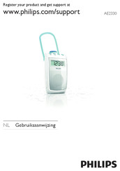 Philips AE2330/00 Gebruiksaanwijzing