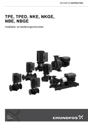 Grundfos NBGE Series Installatie- En Bedieningsinstructies