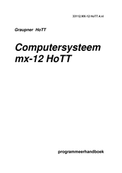 GRAUPNER mx-12 HoTT Handleiding